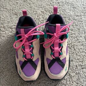 Purple and Pink Sneakers